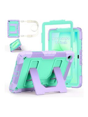 NWT: Samsung Galaxy Tab A11+/A9+ Case - Mint Green and Light Purple